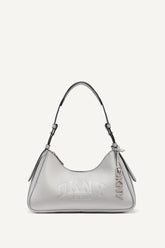 NELL LOGO EMBOSSED SHOULDER BAG