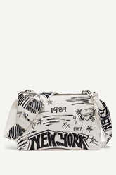 TINSLEY GRAFFITI LOGO CROSSBODY