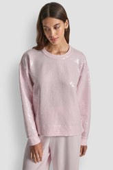 SEQUINS LONG SLEEVE SWEATSHIRT