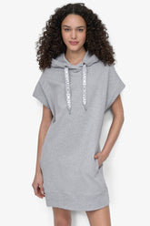 TWO TONE LOGO DRAWCORD SNEAKER DRESS