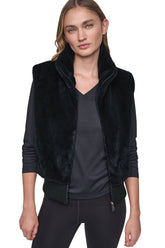 FAUX FUR VEST