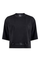 DKNY X YANKEES CROPPED TEE