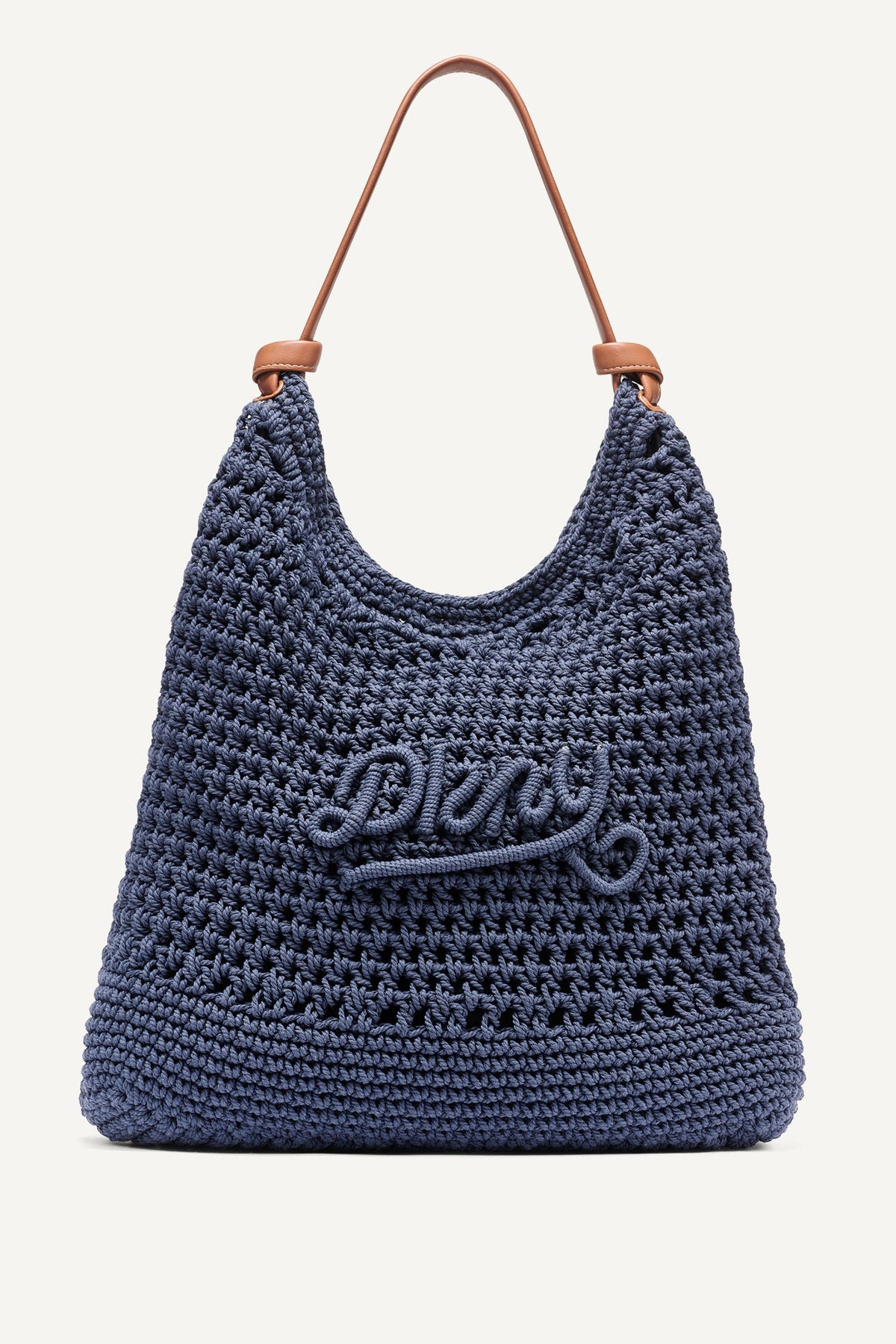 PAULA CROCHET LOGO HOBO BAG
