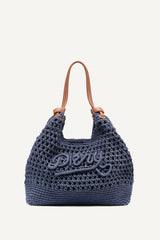 PAULA CROCHET LOGO MEDIUM COMMUTER TOTE