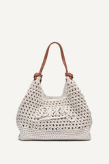 PAULA CROCHET LOGO MEDIUM COMMUTER TOTE