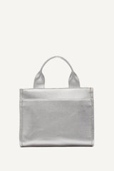 HADLEE SMALL METALLIC LOGO TOTE
