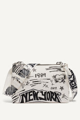 TINSLEY GRAFFITI LOGO CROSSBODY
