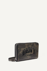 HADLEE LARGE ZIP AROUND WALLET WITH WRISTLET
