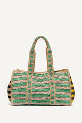 NESSA RAFFIA TOTE
