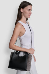 WILLA NEW YORK LOGO SATCHEL