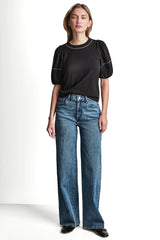 DOME STUDS MINI RUFFLE SHIRT