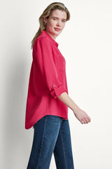 GARMENT DYE SPLIT BACK SHIRT
