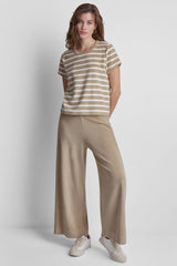 TOWELLING TERRY CREW NECK TEE