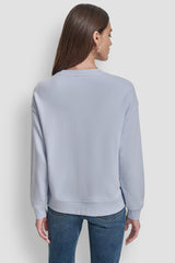 EMBELLISHED LOGO SWEATSHIRT