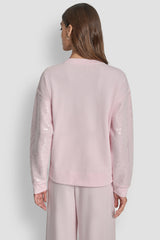 SEQUINS LONG SLEEVE SWEATSHIRT