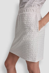 LOGO JACQUARD PULL-ON SKIRT