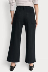 HIGH-RISE CROPPED WIDE LEG PANTS