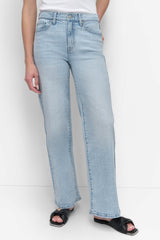 HIGH-RISE TAILORED STRAIGHT LEG JEAN