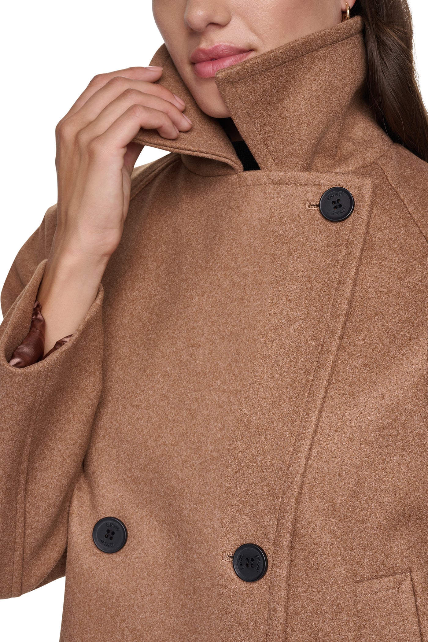 FAUX WOOL PEACOAT