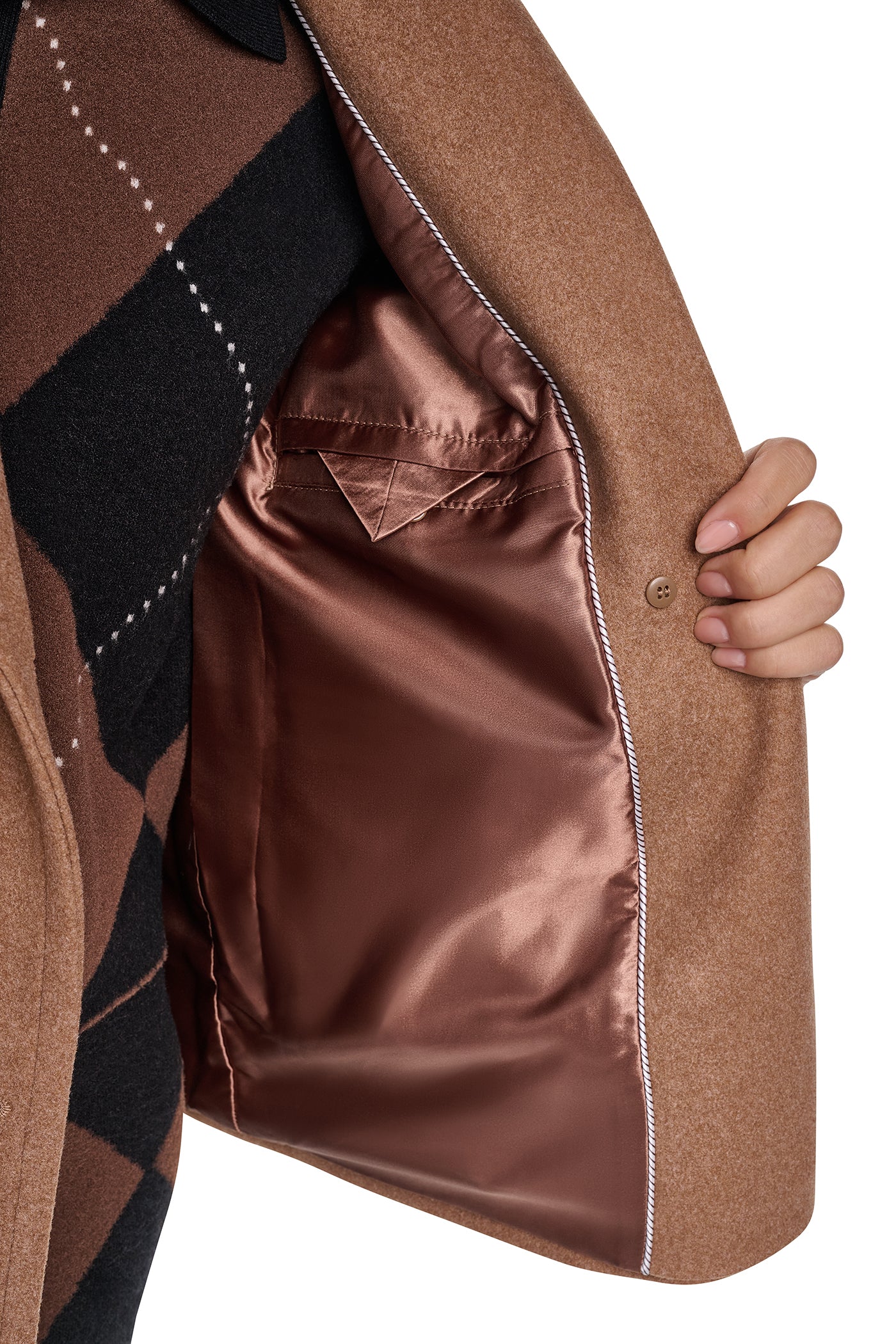 FAUX WOOL PEACOAT