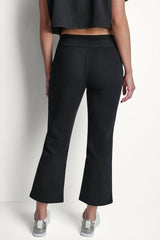 METALLIC BUBBLE LOGO FLARE PANT