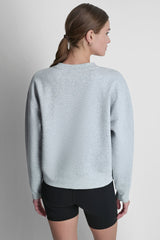 PUFF VARSITY LOGO V-NECK PULLOVER