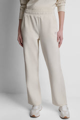 HIGH-RISE RIB TRACK PANTS