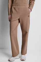 HIGH-RISE RIB TRACK PANTS