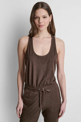 SPACEDYE RACERBACK TANK JUMPSUIT