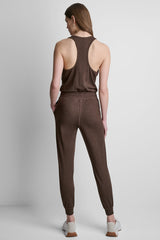 SPACEDYE RACERBACK TANK JUMPSUIT