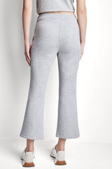METALLIC BUBBLE LOGO FLARE PANT