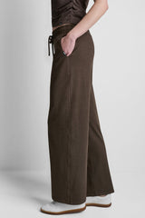 MID-RISE SPACEDYE WIDE LEG PANT