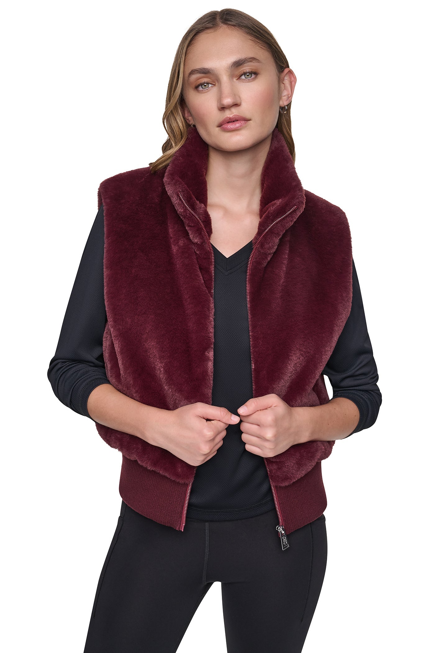 FAUX FUR VEST
