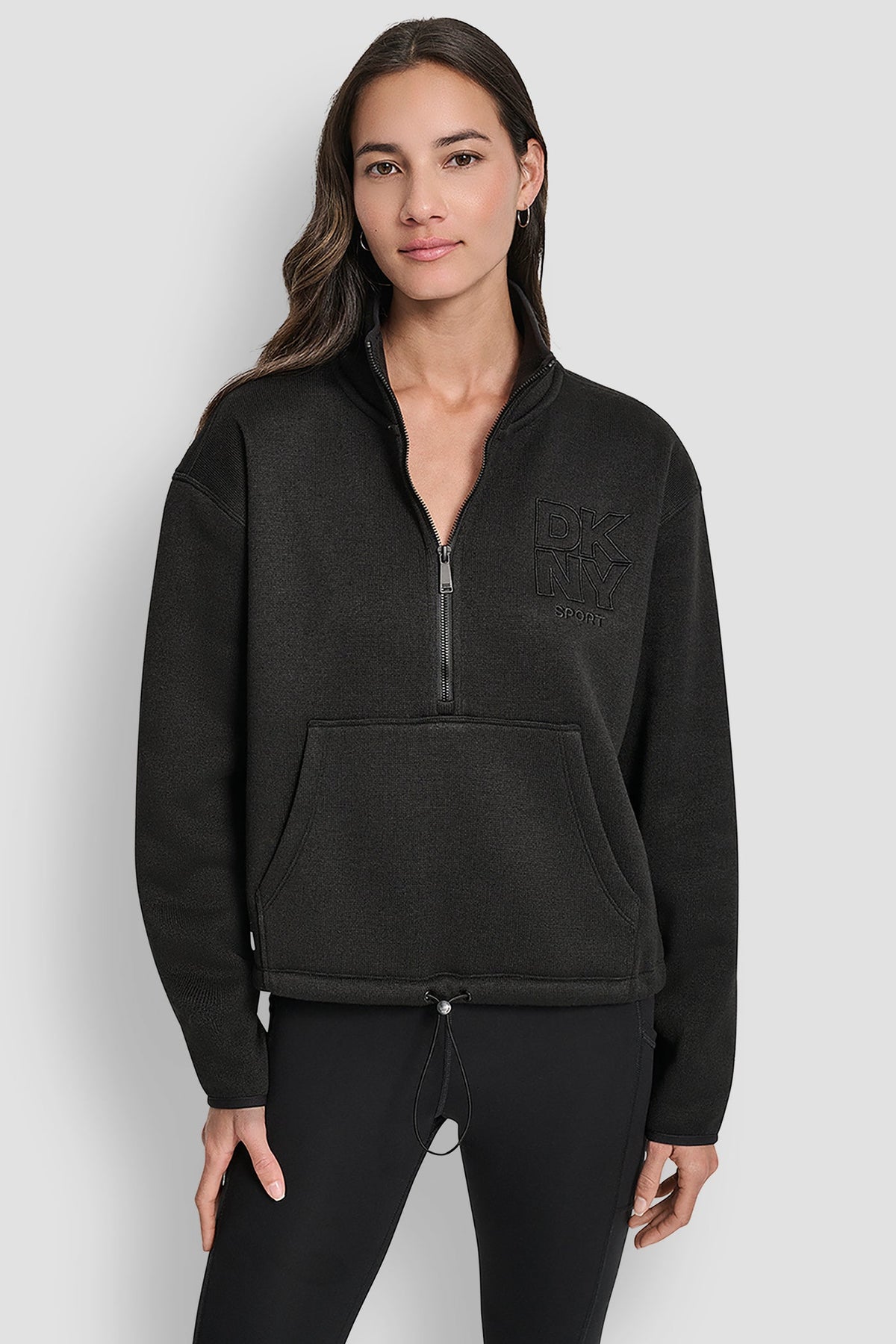 HALF ZIP LOGO PULLOVER