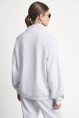 LOGO QUARTER-ZIP SWEATSHIRT
