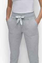HIGH-RISE LOGO DRAWSTRING SKINNY JOGGER
