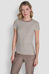 HUDSON RIB TEE WITH TONAL LOGO