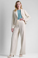 PINSTRIPE ONE-BUTTON BLAZER