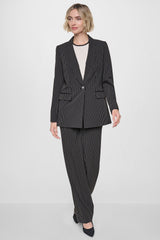 PINSTRIPE COMMUTER BLAZER
