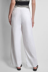 LOGO TRIM STRAIGHT LEG PULL-ON PANT