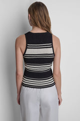 STRIPED KNIT TANK
