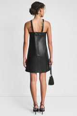 SLEEVELESS A-LINE MINI DRESS