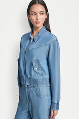TENCEL BOMBER JACKET