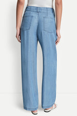HIGH-RISE TENCEL WIDE LEG TROUSER JEAN