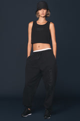 DKNY X YANKEES EMBELLISHED TRACK PANT