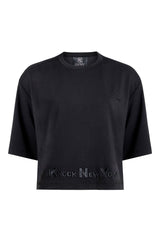 DKNY X YANKEES CROPPED TEE